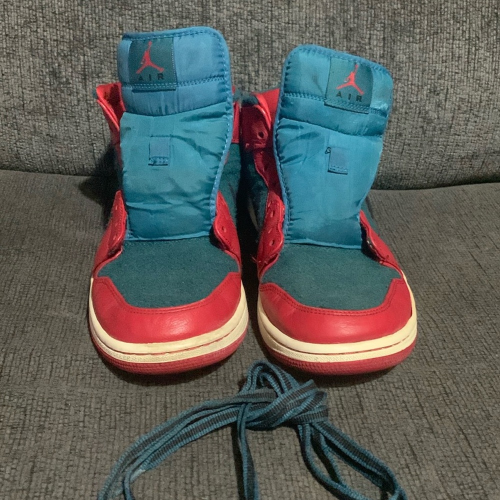 2013 AIR JORDAN 1 MID 'GYM RED DARK SEA' MEN’S SIZE 10.5